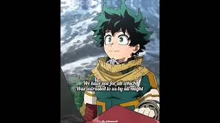 If they had a conversation mhabokunoheroacademia bnhaamv anime dekumidoriya izuku [upl. by Nodaj97]