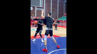 Tacko Fall 76 blocked by new Yao ming 75 [upl. by Aralk]