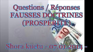 Fausses doctrines prospérité  Shora kuetu [upl. by Botti]