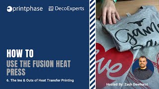 How to Use the Hotronix Fusion Heat Press [upl. by Ayardna258]