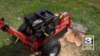 Introducing the Electric Start Briggs and Stratton Vanguard Stump Grinder [upl. by Sherrer]