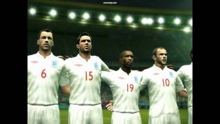 Pro Evolution Soccer 2011  England National anthem [upl. by Irakuy979]