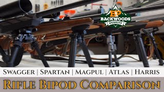 Best Rifle Bipod For Hunting amp For the Money  Side By Side Review [upl. by Yalahs]