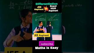 JEE Aspirant vs Board Exam 2025 Aspirants 🔥 Differentiation Short Trick ytshorts shorts [upl. by Ariec]