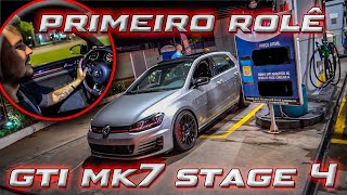 PRIMEIRO ROLE MEU GOLF GTI MK7 STG4 PRONTO [upl. by Abran]