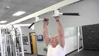 88 year old Fred Archambault attempts 20 pullups [upl. by Aillil52]