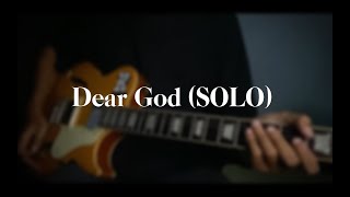 AVENGED SEVENFOLD  DEAR GOD  GUITAR SOLO COVER [upl. by Aigroeg190]