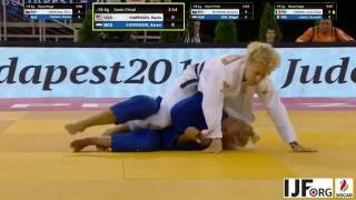 Judo Budapest 2016 Kayla Harrison [upl. by Leuqram]