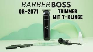 BarberBoss QR2071 Das ultimative Pflegeset für Männer mit 4 Führungskämmen [upl. by Sophie834]