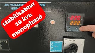 stabilisateur de tension monophasé منظم الجهد 220 فولت ⚡ [upl. by Nytsua]