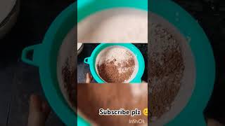 Spongy chocolate cake recipe without oven 🎂😋shortytshortsindia cakearji yummy food [upl. by Abeu]