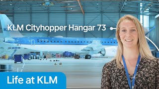 Home of KLM Cityhopper 🛠✈️  Hangar 73  Life At KLM [upl. by Leyla]