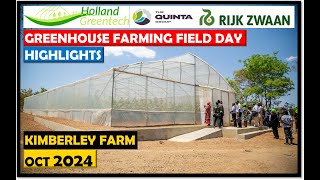 Holland Greentech Zambia Greenhouse Farming Field Day  Kimberley Farm  2024 Oct  Highlights [upl. by Puritan]