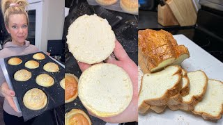 Tweaking my PSMF Recipe KETO BREAD amp BUNS [upl. by Esdnyl509]