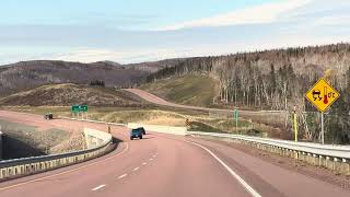 Canada driving from Antigonish to Truro [upl. by Krauss]