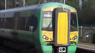 Trains at Hassocks Station 24th January 2024 [upl. by Alta]