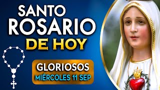 🌹El SANTO ROSARIO de HOY  miércoles 11 de septiembre 2024 🌹 Misterios Gloriosos [upl. by Barbabra]