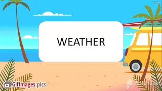 PDPR PRASEKOLAH 2021  ENGLISH  WEATHER [upl. by Niveg]