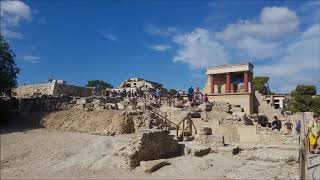 Knossos Palace of the Minoans on Crete Greece [upl. by Chance768]