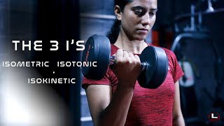 THE 3 Is  Isotonic Isometric Isokinetic muscle contractions [upl. by Alsi334]