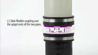 Fernco Flexible Coupling Installation Residential Application [upl. by Jennings]