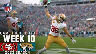 San Francisco 49ers vs Jacksonville Jaguars Game Highlights  NFL 2023 Week 10 [upl. by Oecam]