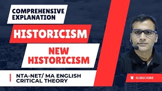 Historicism and New Historicism  Meaning and definition [upl. by Mossman]