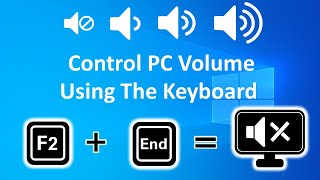 how to control volume from keyboard windows 10 [upl. by Anirbed998]