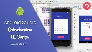 Calendar View Tutorial With Example In Android Studio Tutorial [upl. by Dirgni]