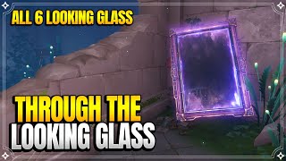 Through the Looking Glass  All 6 Looking Glass Locations  World Quests amp Puzzles 【Genshin Impact】 [upl. by Gregorio]