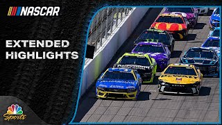 NASCAR Cup Series EXTENDED HIGHLIGHTS Enjoy Illinois 300  6224  Motorsports on NBC [upl. by Iknarf915]