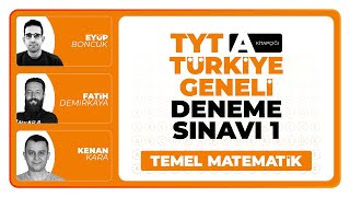 3D Türkiye Geneli Deneme Sınavı 1  TYT  A Kitapçığı Matematik Soru Çözümleri [upl. by Ahseyi]