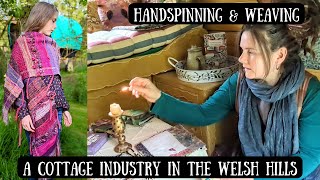 Handspinning amp Weaving  Vlog Podcast amp Tea In The Wagon [upl. by Adnalor4]