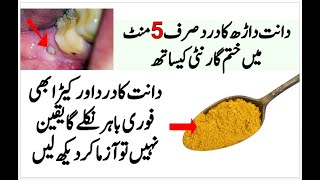 Tooth Pain  Toothache Home Remedies In Urdu  Dant Dard Ka Ilaj [upl. by Foah]