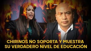 Patricia Chirinos explota y muestra su nivel de educación en transmisión en vivo ¡Cállese la boca [upl. by Leonid944]