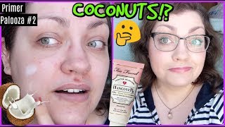 Too Faced Hangover Rx Replenishing Face Primer  PRIMER PALOOZA DAY 2 [upl. by Vilma]