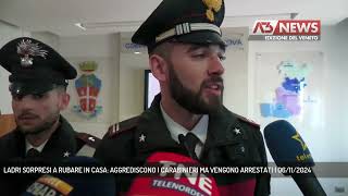 LADRI SORPRESI A RUBARE IN CASA AGGREDISCONO I CARABINIERI MA VENGONO ARRESTATI  06112024 [upl. by Amin]