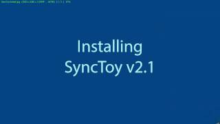 SyncToy Install [upl. by Omura38]