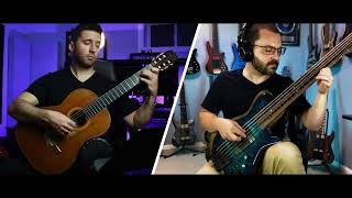 Bachianas Brasileiras 5 by Villa Lobos  Guitar amp Bass [upl. by Enimajneb]