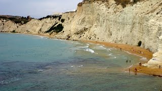 Scala dei Turchi Escada dos Turcos amp San Leone Sicília Itália [upl. by Yllah68]