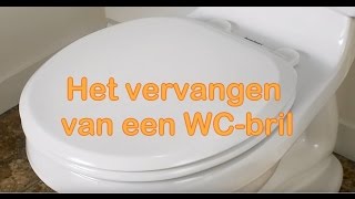 wc bril monteren badkamer wc [upl. by Akehs]