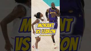 Ja Morant y LeBron James tienen un duelo muy picante😮‍💨🌶️ nba jamorant lebronjames lakers [upl. by Inalaehon]