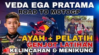 Red Bull Rookies Cup 2024  Veda Ega Tambah Porsi Latihan Bersama Sang Ayah [upl. by Cyrilla]