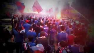 GIANT CORTEO FROM ULTRAS BOYS OF STRAITS 2014 [upl. by Aissela]