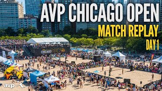 MaarekPriima vs BudingerEvans  2024 AVP Chicago Open Friday Stadium Court [upl. by Htiderem]