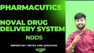 Novel Drug Delivery System NDDS 1class [upl. by Strohbehn]