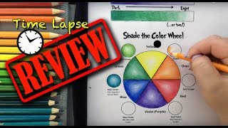 Shading with Crayola Colored Pencils Review [upl. by Ahsenwahs]