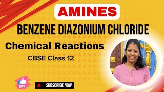 Benzene diazonium chloride  Chemical Reactions  Amines  Class 12  CBSE  NEET [upl. by Okin]