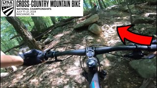 USAC MTB NationalsBlack Course GOPRO [upl. by Nybor]