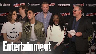 Class Cast amp Creator Talk About The Doctor Who Spin Off amp Their Characters  Entertainment Weekly [upl. by Susan]